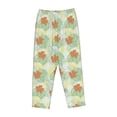 thumbnail image 4 of Balery Tropical Flowers print Women's Pajama Pants,Ultra Lightweight Pjs,Lounge Pant-XX-Large, 4 of 9