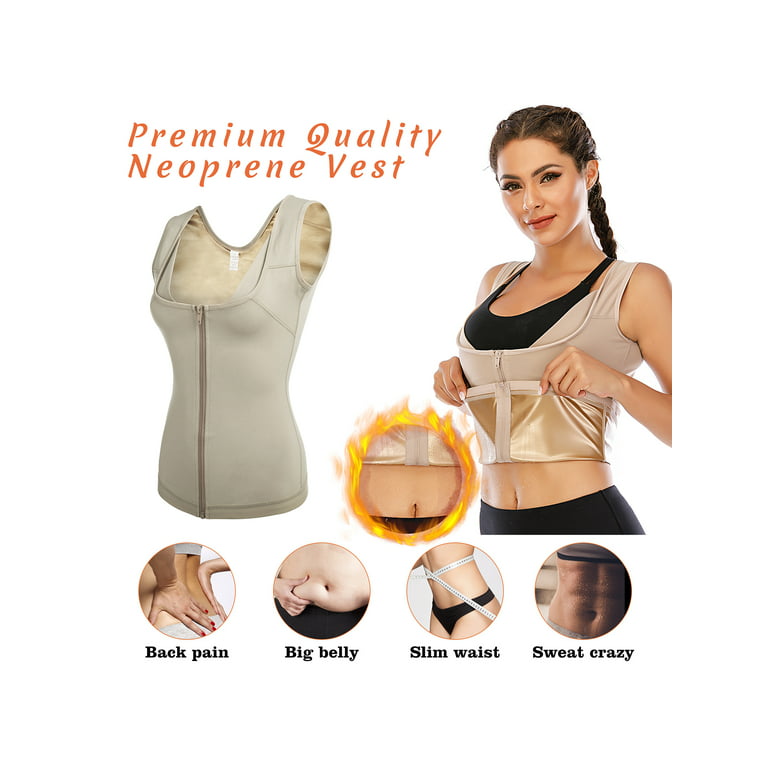 Women Slimming Body Shaper Tummy Control Vest Abs Compression Shirt Tank  Top ASA