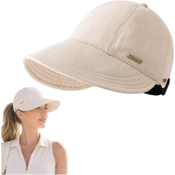 Women's Wide Brim Sun Visor Hat UPF 50 Adjustable, Wide Brim Sun Visor Hat for Women.