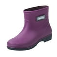 thumbnail image 3 of Botas de lluvia para mujer, botas de jardín, accesorios, botas de trabajo informales impermeables, botas de lluvia hasta el tobillo para actividades 37, 3 of 8