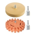 thumbnail image 1 of 2 genéricos para quitar calcomanías de ruedas con adaptador de taladro. Eliminación de adherencias de vehículos para calcomanías de rayas, 1 of 8
