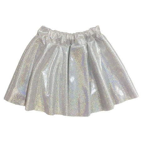 

Kids Holiday Party Colour Blocking Tutu Carnival Dance Performance Skirt Poncho Cheerleader Sequin Pleated Skirt Fancy Tween Dresses Clothes for Girls Dress Girls Flower Power Dress Glitter Dress for