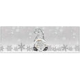 thumbnail image 2 of Christmas Kitchen Rugs and Mats Set of 1 Gnome Holding Snowflakes Gray Background Kitchen Sink Mat,Non-Slip Area Runner Rug,Washable Floor Mat for Home Dining Room Office 18"x47", 2 of 5
