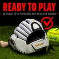 thumbnail image 6 of Franklin Sports Fastpitch Pro Softball Glove - Adult + Youth Mitt - 12.5" Righty - White, 6 of 7