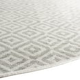 thumbnail image 6 of Rugs.com Jill Zarin Outdoor Collection Rug – 7' 10 x 10' Oval Light Gray Flatweave Rug Perfect For Living Rooms, Large Dining Rooms, Open Floorplans, 6 of 9