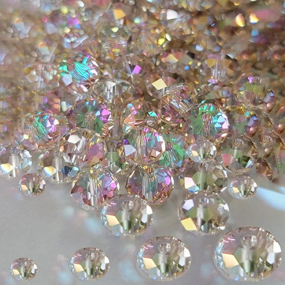 Perlas de cristal Laopottbeads, 800 unidades, para hacer joyas