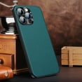 thumbnail image 1 of Feishell Case Compatible with iPhone 13 Pro, Slim Premium Leather Classic Luxury Elegant Thin Anti-Scratch Thin Fit Lens Protection Back Phone Cover For iPhone 13 Pro - 6.1", Blue, 1 of 10