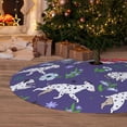 thumbnail image 6 of Lsque Cute Dog Print Christmas Tree Skirt, Tree Skirt with Ties or Velcro, Perfect for Holiday Decorations, Halloween, and New Year-48", 6 of 7