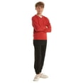 thumbnail image 4 of Uneek - Childrens/Kids V Neck Sweatshirt/Jumper - 50% Polyester 50% Cotton - Brown - Size 3/4 YRS, 4 of 4