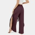 thumbnail image 6 of Manxivoo Yoga Pants Women Wide Leg Pants High Waisted Yoga Pants Hippie Pants Boho Beach Plus Size Palazzo Pants Wide Leg Pants Woman Red XXL, 6 of 8