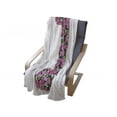 thumbnail image 4 of Letter I Soft Flannel Fleece Blanket, Initial Letter I with Colorful Blooming Bouquet Daisies Realistic Looking Flowers, Cozy Plush for Indoor and Outdoor Use, 60" x 80", Pink Green, by Ambesonne, 4 of 6