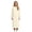 Beige, variant on Women's Wind Heavy Rain Coat for Outdoor Adventures Hooded Cape Long Length Rain Poncho for Hiking Beige One Size