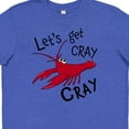 thumbnail image 4 of Inktastic Let's Get Cray Cray Cute Red Crayfish Youth T-Shirt, 4 of 5