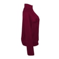 thumbnail image 3 of Sudadera George para Dama, Cuello Alto Vino Talla CH, 3 of 4