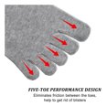 thumbnail image 4 of Toe Socks for Men and Women, 4 Pairs of Cotton, 4 of 7