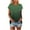 Green, variant on Besolor Summer Tunic Tops for Women Trendy Gradient Crewneck Short Sleeve Shirts Casual Ladies Going out Blouse