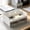 White, variant on ChicYu Desk Storage Box, Large Capacity Drawer Organizer, Clear View Storage Container, Plastic Storage Bin for Household Supplies