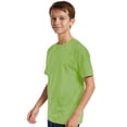 thumbnail image 4 of Couver Boys Cotton Active Short Sleeve Crewneck Shirt 1 Piece, Lime, Extra Small, 4 of 9