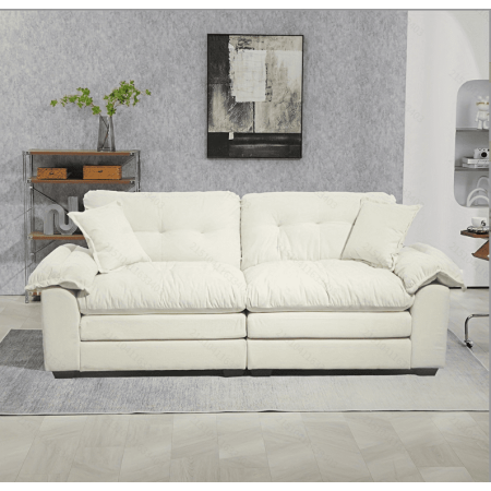 Free Combination Oversized Modular Sectional Sofa,Luxury Boucle Floor Couch Set,Convertible Compressed Couch,Spacious Foam-Filled Sofa for Living Room
