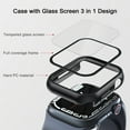 thumbnail image 3 of GOOUDO for Apple Watch 7 Case 41mm with Built-in Hard PC Screen Protector, Guard Bumper Full Coverage Cover for Apple Watch Case,4 Pack, 3 of 7