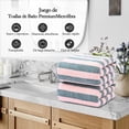 thumbnail image 4 of Toallas de Baño Grandes y Gruesas - 2 Pack Juego de Toalla de Vellón Coral Ultra Suave - Secado Rápido y Altamente Absorbente para Hotel, Spa, Gimnasio y Hogar (2, Rosa), 4 of 4