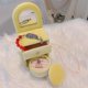 thumbnail image 5 of Elegante y romántico Joyero Organizador Exhibición Caja de almacenamiento Modelo de muebles Grandes regalos para anillos Pendientes Collar Accesorios Escritorio Crema Amarillo Salvador Organizador de joyas chic, 5 of 10