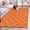 Orange, variant on 2'x6' Rug Runners for Hallways Kitchen, Teal Blue Stripes Non Slip Entryway Beside Floor Carpet Runner, Simple Geometric Modern Monochrome Washable Laundry Room Bedroom Throw Rugs Mat for Family Pet