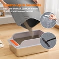 thumbnail image 4 of Alfombrilla de arena para gatos Petinstinct de doble capa, color gris, 4 of 8