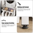 thumbnail image 2 of SHUO Y - Over The Washer Storage Shelf, Washing Machine Storage Utility Rack with Countertop, Washing Machine Storage Stand, White, 2 of 10