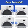 thumbnail image 4 of WE01X21167 WH11X23474 Washer Dryer Control Knob for GFW450SSM1WW, 4 of 5