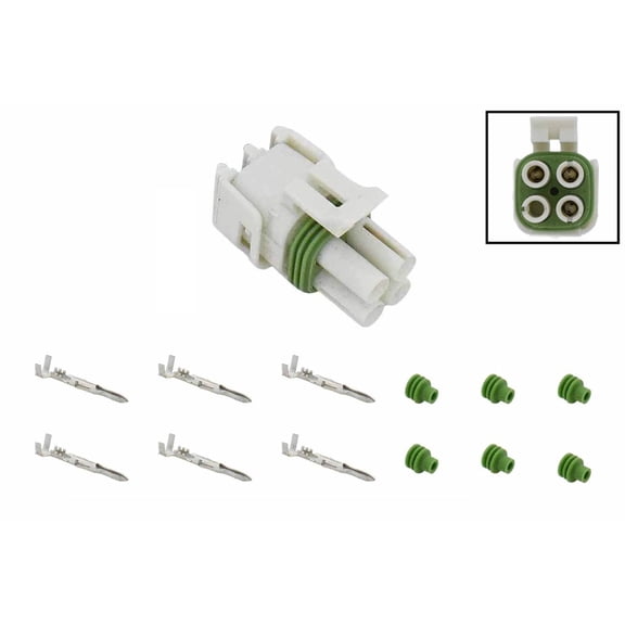ICT Billet Wire Connector Component Kit with Terminals and Seals Compatible with GM 700R4 Torque