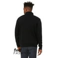 thumbnail image 2 of Bella + Canvas FWD Fashion Unisex Quarter Zip Pullover Fleece - BLACK - XL, 2 of 3