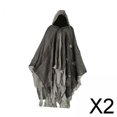 thumbnail image 1 of BELOVING 2x Capes à Capuche Hantées Accessoires de Fête Carnaval Gris, 1 of 10