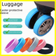 thumbnail image 1 of Funda de silicona para ruedas de equipaje Castershoes, funda protectora para ruedas, funda antidesgaste para ruedas de asiento, 1 of 5