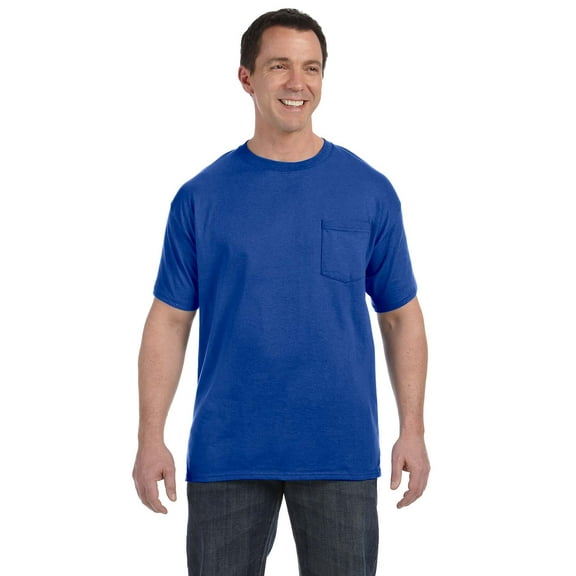 Hanes H5590 Men's 6.1 Oz. Tagless-TM Pocket T-Shirt