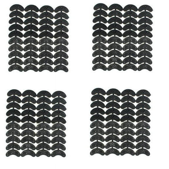 160PCS 80-Pair Rubber Heel Savers Toe Plates Taps DIY Shoe Repair Pads Size:56 x 24 x 3.1MM