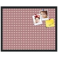 thumbnail image 2 of PinPix 28x22 Custom Cork Bulletin Board  Poster Board Has a Fabric Style Canvas Finish, Framed in Retro Patterns, by ArtToFrames (PinPix-237), 2 of 5