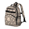 thumbnail image 2 of Baseballs and Small Balls Taupe Pattern Cute School Backpack Bag for School with Padded Back and Adjustable Shoulder Straps 15.25"x11.5"x5.25", 2 of 5