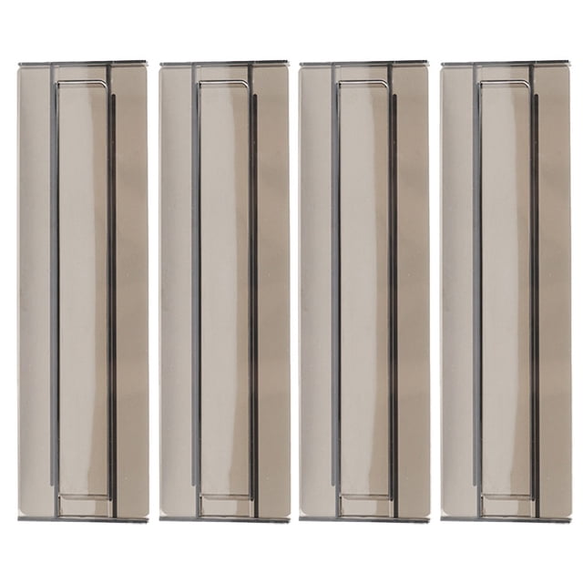 BUYISI Expandable and Adjustable Creative Bookshelf Divider- Easy Installation transparent black