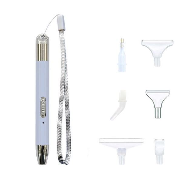 Bolígrafo de punta con iluminación, bolígrafo de pintura con diamantes de imitación, herramienta de dibujo recargable por USB, púrpura, tipo 1 Yuarrent HA004218-01