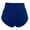 Blue, variant on LINGLANG Women's High Waist Solid Color Slim Fit Stretchy Shorts Tummy Control Lifting Yoga Shorts Athletic Workout Gym Fitness Running Pants