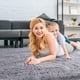 thumbnail image 4 of Alfombra Merelax Soft Modern Shaggy 240 x 300 cm, color gris, 4 of 6