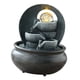 thumbnail image 3 of Fuente de cascada para interiores, fuente de mesa de piedra artificial, fuente de agua decorativa Estilo A, 3 of 9