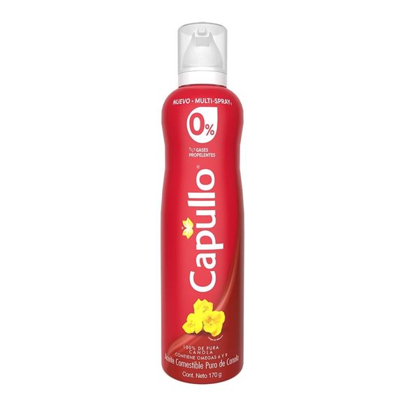 Aceite puro de canola Capullo en aerosol 170 g