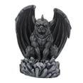 thumbnail image 4 of Estatua de gárgola de jardín con iluminación decorativa de luz solar para el patio de Negro, 4 of 8