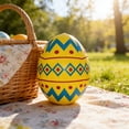 thumbnail image 4 of 6 Pack Easter Inflatables Outdoor Decorations 13.8 Inch Inflatable Easter Eggs for Lawn Garden Porch Yard Spring Holiday Party Blow Up Decor, 4 of 5