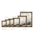 thumbnail image 3 of Ebony Horizon Triptych I - Framed Print w/glass - Walnut, 3 of 7