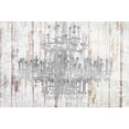 thumbnail image 3 of Allen, Kimberly 14x11 Black Modern Framed Museum Art Print Titled - Barnwood Chandelier, 3 of 5