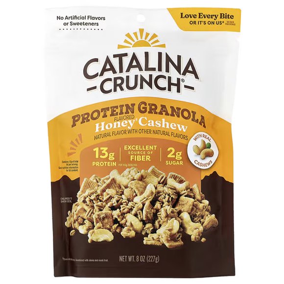 Catalina Crunch, Protein Granola, Honey Cashew, 8 oz (227 g)