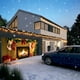 thumbnail image 5 of Uuiauoio Christmas Garage Banner Polyester Holiday Decorations Large Outdoor Indoor Party Backdrop Festive Scene Door Wall Hanging for Xmas New Year Seasonal Celebration, 5 of 6